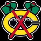 Chicago Blackhawks  3x5FT Banner 100D Polyester grommets Custom 6038
