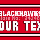 Chicago Blackhawks flag YOUR TEXT banner 100D Digital Printing DIY flag