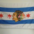 Chicago Blackhawks USA Team Logo Premium Team Hockey Flag 3X5FT