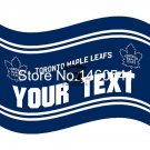 Toronto Maple Leafs Your Text Flag 3ft x 5ft Polyester  Banner Flying