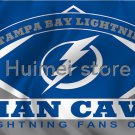 Tampa Bay lightning Flag  3ft x 5ft Polyester MAN CAVE Style Banner