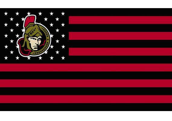 Ottawa Senators Activities Decoration Flag American Flag 100D Polyester 3x5 ft