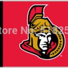 Ottawa Senators Flag 3x5 FT 150X90CM Banner 100D Polyester flag 1118