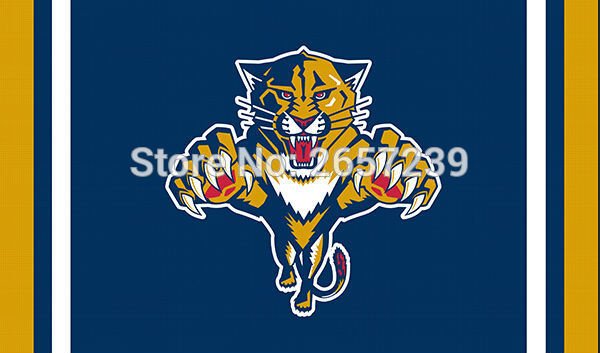 Florida Panthers custom flag 3x5FT  100D Polyester brass grommets custom flag