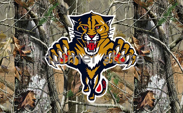 3ft x 5ft Florida Panthers Flag Polyester 100D Digital printing Decorative