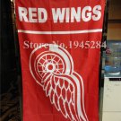 Detroit Red Wings Flag 3x5ft 150X90cm Banner 100D Polyester Flag, free shipping