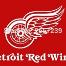 Detroit Red Wings wordmark  Flag 3x5FT 100D Polyester brass grommets custom66