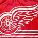 Detroit Red Wings Flag National Hockey League 3ft x 5ft Polyester Banner Flying