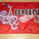 detroit red wings Flag 3x5 FT 150X90CM Banner 100D Polyester flag free shipping