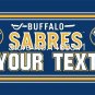 Buffalo Sabres Custom Your Text Flag 3ft x 5ft Polyester  Team Banner Flying