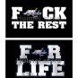3ftx5ft Banner 100D Polyester Flag FCK LIFE AND THE REST BANNER metal Grommets