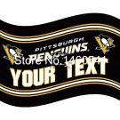 Pittsburgh Penguins Your Text Flag 3ft x 5ft Polyester