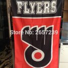 Philadelphia Flyers Wordmark Flag 3x5FT  Polyester brass grommets custom66