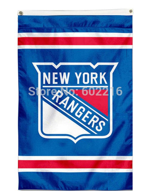 New York Rangers Team Logo Flag 3FTX 5FT