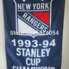 New York Rangers Champions Flag  3x5 FT Banner 100D Polyester flag grommets 009