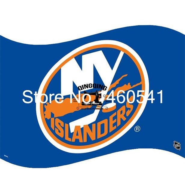 New York Islanders Flag 3ft x 5ft Polyester  Banner Flying