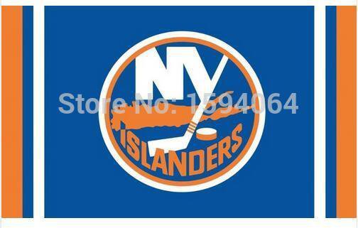 New York Islanders flag 3ftx5ft Banner 100D Polyester Flag metal Grommets