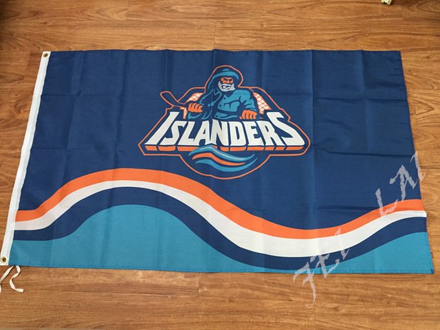 New York Islanders Flag 100D Digital printing banner 3X5FT