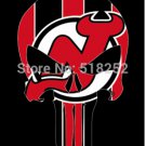 New Jersey Devils Skull Flag 3x5 FT Banner 100D Polyester Custom flag,