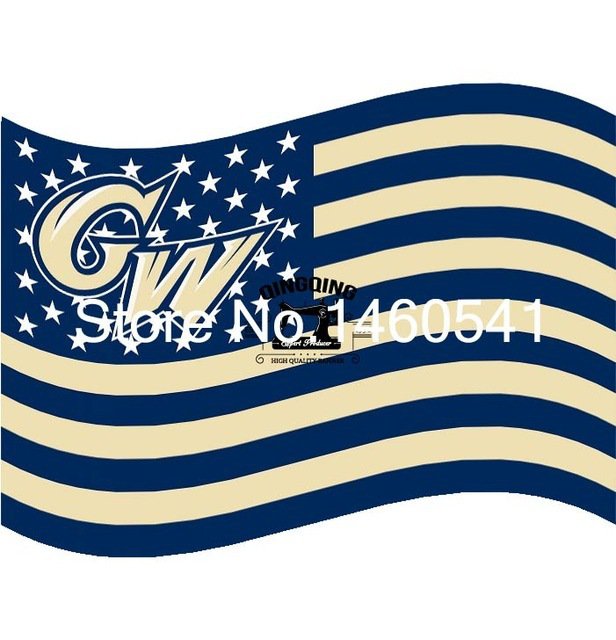 George Washington Colonials Nation Flag 3ft x 5ft Polyester  Banner Flying