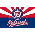 Washington Nationals flag 3ftx5ft Banner 100D Polyester Flag metal Grommets