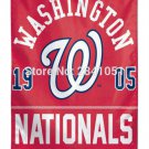 Washington Nationals Outdoor Indoor Garden Baseball College House Flag 3X5 ft