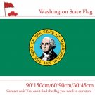 3*5ft Washington State Flag 30*45cm Car Flag 90*150cm 60*90cm High-quality