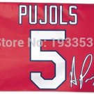 St. Louis Cardinals Pujols Player Jersey 5# Flag 3'x5' Banner brass metal holes