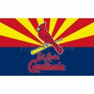 St Louis Cardinals flag 3ftx5ft Banner 100D Polyester Flag metal Grommets
