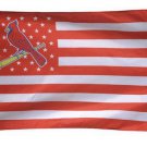 3X5FT St. Louis Cardinals USA Team Flag 90*150cm Polyester Flying Hanging Flags