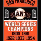 San Francisco Giants World Series Champions Flag 3ft x 5ft Polyester Banner flag