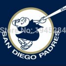 San Diego Padres Outdoor Indoor Garden Baseball College House Flag 3X5 ft