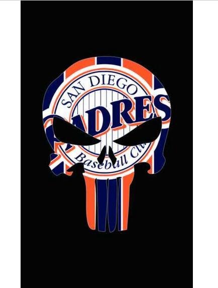 San Diego Padres skull flags 90x150cm polyesterbanner with2 Metal Grommets 3x5ft