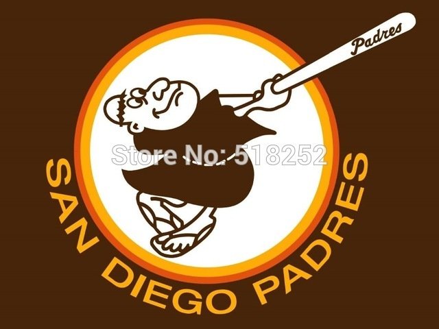 San Diego Padres with modified Flag 3x5 FT 150X90CM  Polyester Custom flag