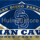 90x150cm man cave style San Diego Padres flag digital print custom banner