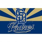 San Diego Padres flag 3ftx5ft Banner 100D Polyester Flag metal Grommets digital