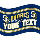 San Diego Padres Custom Your Text Flag 3ft x 5ft Polyester Team Banner