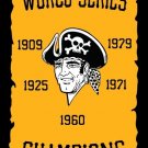 Pittsburgh Pirates Champions Flag 3X5FT Custom Pittsburgh Pirates Flag