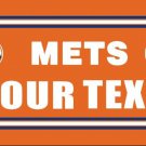 New York Mets your text flag 3ftx5ft Banner 100D Polyester Flag metal Grommets