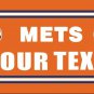 New York Mets your text flag 3ftx5ft Banner 100D Polyester Flag metal Grommets