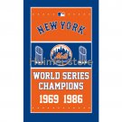EW YORK METS 3x5  ft WORLD SERIES CHAMPIONS FLAG