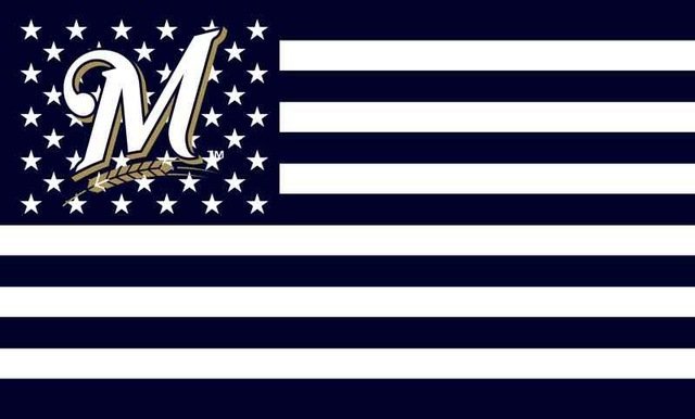 Milwaukee Brewers flags 90x150cm polyester digital print banner