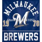 Milwaukee Brewers Outdoor Indoor Garden Baseball College House Flag 3X5 ft