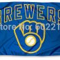 Milwaukee Brewers Flag 3ft x 5ft Size No.4 144* 96cm Custom flag