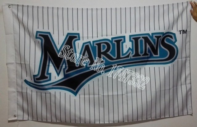 Miami Marlins Major League Baseball Flag hot sell goods 3X5FT 150X90CM Banner