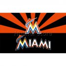 Miami Marlins flag 3ftx5ft Banner 100D Polyester Flag metal Grommets digital