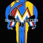 Miami Marlins flags Skull Style Flag 3x5FT banner150X90CM 100D Polyester flag