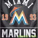 3x5FT Miami Marlins Stars and Stripes Nation Team Fan Flag  Banner brass metal