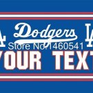 Los Angeles Dodgers Custom Your Text Flag 3ft x 5ft Polyester