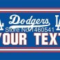 Los Angeles Dodgers Custom Your Text Flag 3ft x 5ft Polyester